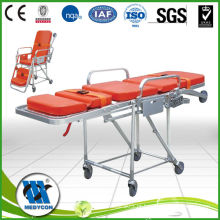 Liga de alumínio Almofada de ambulância de carga automática como posição da cadeira